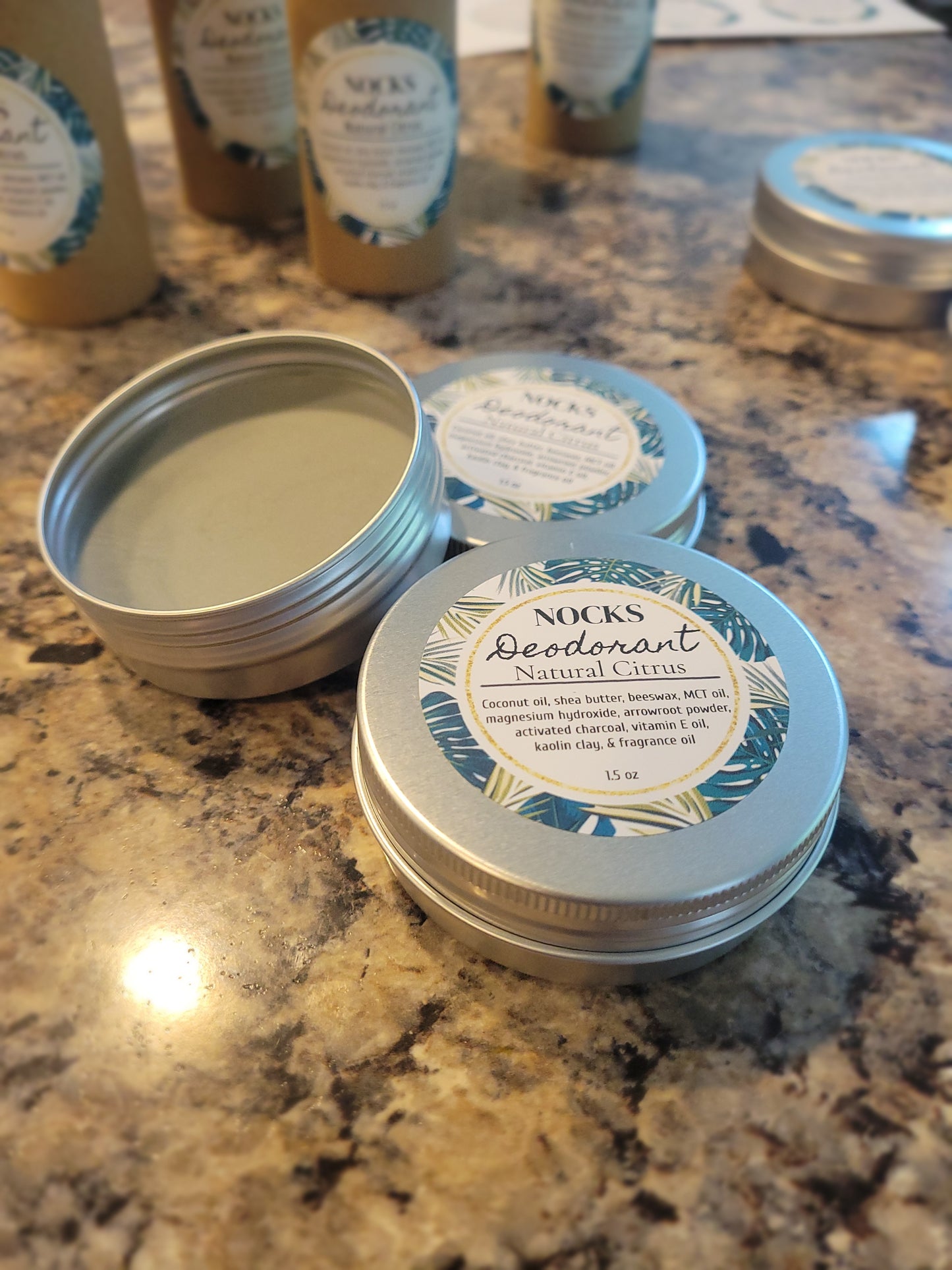 Natural Deodorant Tin