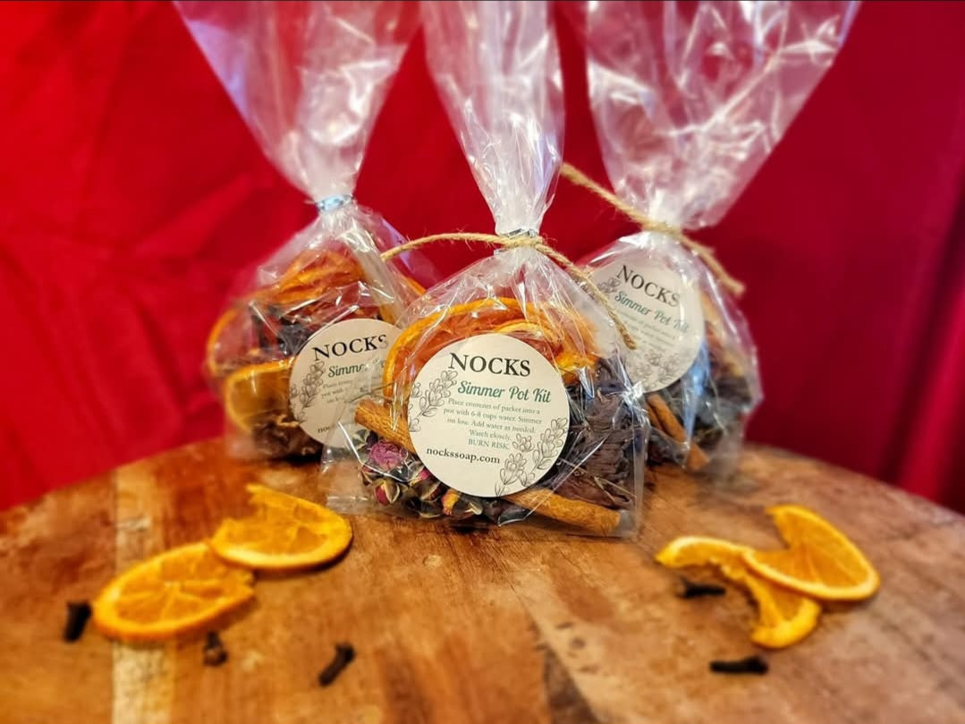 Winter Floral Simmer Pot