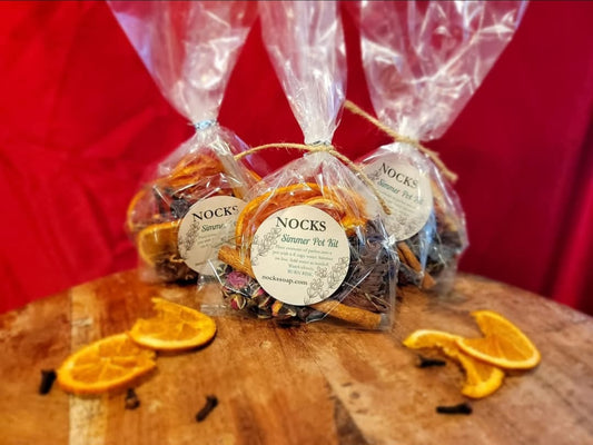 Winter Floral Simmer Pot